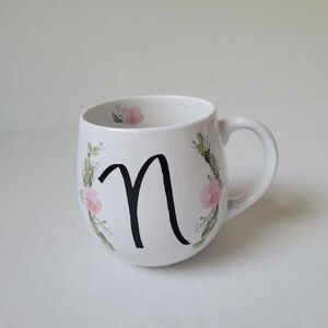 Prima Design - Gorgeous N, Pink Rose Coffee Tea Cocoa Mug